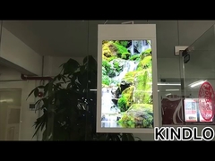 Double side hanging kiosk